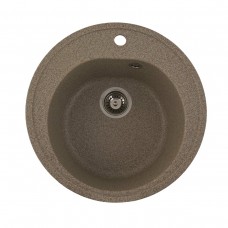 Гранітна мийка Platinum 510 LUNA матова Карамель