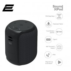 Акустична система 2E SoundXPod TWS, MP3, Wireless, Waterproof Black