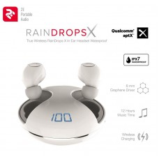 Навушники 2E RainDrops Х True Wireless Waterproof Mic White