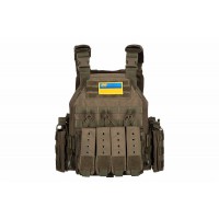 Плитоноска 2Е, Тип 3, Combat, швидке скидання, зелена