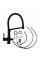 Змішувач кухонний Platinum LN088 чорний