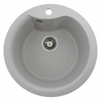 Гранітна мийка Platinum 480 TURAS матова Топаз