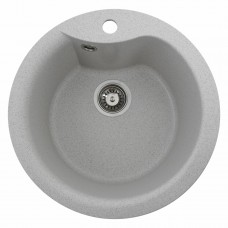 Гранітна мийка Platinum 480 TURAS матова Топаз