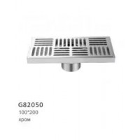 Трап для душу GAPPO G82050, латунь, 100х200 мм, хром