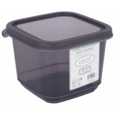 контейнер пл. VIOLET HOUSE 0297 Transparent Black д/сипучих 0.5 л (0297 Transparent Black)