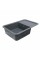 Гранітна мийка Platinum 7850 CUBE матова Графіт