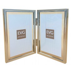 Рамка EVG ONIX DOUBLE 2-10X15 E27 Срібна