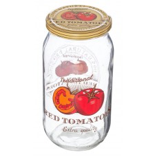 Банка HEREVIN Decorated Jar-Tomato 1 л (332377-051)