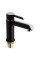 Змішувач для раковини Qtap Grand QTGRABCR001F Black Matt