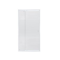 Душові двері в нішу Qtap Pisces WHI208-9.CP5 79-92х185 см, скло Pattern 5 мм