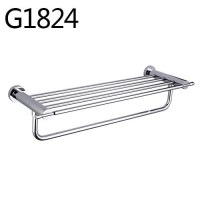 Полиця з тримачем для рушників GAPPO G1824, хром, 580 мм