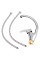 Змішувач для кухні Lidz Anny 007F (k40) LDANN007FCRM35122 Chrome