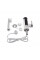 Проточний кран-водонагрівач кухонний для кухні Lidz Warm 061 LDWAR061WCR35431 White / Chrome