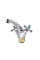 Змішувач для раковини Lidz Lamb 161F двохвентильний LDLAM161FCRM35446 Chrome