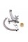 Змішувач для раковини Lidz Lamb 161F двохвентильний LDLAM161FCRM35446 Chrome