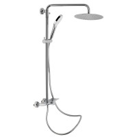 Душова система Qtap Sloup з полицею QTSL51105OGC Chrome