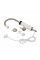 Проточний кран-водонагрівач кухонний для кухні Lidz Warm 059 LDWAR059WNK35878 White / Nickel