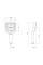 Лійка для ручного душу Qtap Rucni 120х120 мм прямокутна QTRUCA120N3KCC Chrome