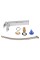 Змішувач для раковини Qtap Namesti високий QTNAM1025H102C Chrome