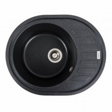 Гранітна мийка Platinum 6250 SOUL матова Карбон