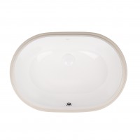 Раковина Qtap Stork 560x395x195 White з донним клапаном QT15116030W