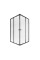 Душова кабіна Qtap Pisces BLA109-11SC5 90-105x90-105 см, скло Clear 5 мм без піддона