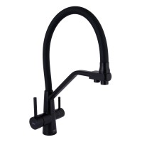Змішувач для кухні Lidz Aria 020F3 LDARI020F3BLA39212 Black Matt