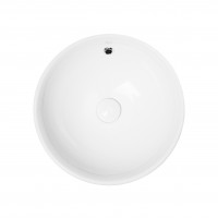 Раковина Qtap Robin 383х383х175 White з донним клапаном QT1311L408W