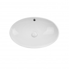 Раковина Qtap Dove 625х415х150 White з донним клапаном QT06113077W