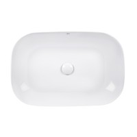 Раковина Qtap Robin 610x400x145 White з донним клапаном QT13112143PW