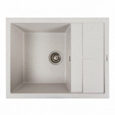 Гранітна мийка Platinum 6550 LOTOS матова Топаз