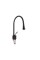 Змішувач для раковини Qtap Virgo з поворотним виливом QTVIR1066103B Black Matt