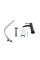 Змішувач для биде Qtap Robin QTROB2060102B Black Matt