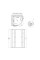Душова кабіна Lidz Latwa SC90x90.SAT.MID.FR, скло Frost 4 мм без піддона