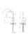 Змішувач для кухні Lidz Aria 015F3 з гнучким виливом (k35) LDARI015F3WHI43362 White