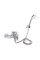 Змішувач для ванни Lidz Arrow 0061 (з душовим гарнітуром) (k35) LDARR0061CRM44956 Chrome