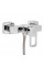 Змішувач для душу Lidz Wawel 010 (з душовим гарнітуром) (k40) LDWAW010CRM45390 Chrome
