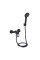 Змішувач для душу Lidz Latwa 010 (з душовим гарнітуром) (k40) LDLAT010BLA45421 Black