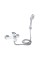 Змішувач для ванни Lidz Latwa 006 (з душовим гарнітуром) (k35) LDLAT006WHI45424 White