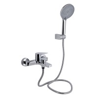 Змішувач для ванни Qtap Stenava New (з душовим гарнітуром) QTSTE259CRM45537 Chrome Змішувач для ванни Qtap Stenava New (з душовим гарнітуром) QTSTE259CRM45537 Chrome