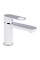 Змішувач для раковини Qtap Jay QTJAY270CRW45551 Chrome/White