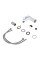 Змішувач для раковини Qtap Jay QTJAY270CRW45551 Chrome/White