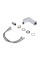 Змішувач для раковини Qtap Swan Cascada QTSWA270CRW45568 Chrome/White