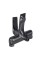 Змішувач для ванни Qtap Vlasta New (з душовим гарнітуром) QTVLA259GMB45643 Gunmetal Black PVD