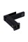 Змішувач для раковини Qtap Gemini QTGEM270BLM45674 Black Matt