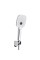 Змішувач для ванни Qtap Gemini (з душовим гарнітуром) QTGEM259CRW45683 Chrome/White