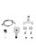 Змішувач для ванни Qtap Gemini (з душовим гарнітуром) QTGEM259CRW45683 Chrome/White