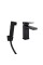 Змішувач для раковини Qtap Gemini (з гігієнічним душем) QTGEM272BLM45690 Black Matt