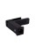 Змішувач для раковини Qtap Gemini (з гігієнічним душем) QTGEM272BLM45690 Black Matt