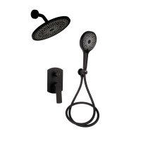 Душова система Qtap Slavonice QTSLA113BLM45900 Black Matt